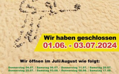Sommerpause des Fanshops