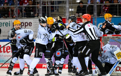 2:3 nach Verlängerung – auch Spiel drei geht an die Haie