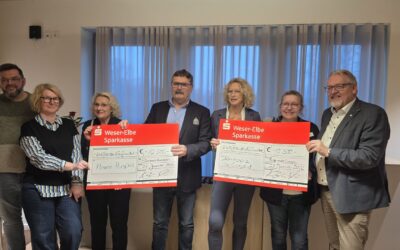 „Light up the Game – Bremerhaven hat Herz“: Spendenübergabe im Hospiz Geestland
