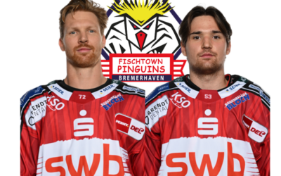 Gute Nachrichten aus Fischtown: Pinguins verlängern mit Maxim Rausch und Phillip Bruggisser