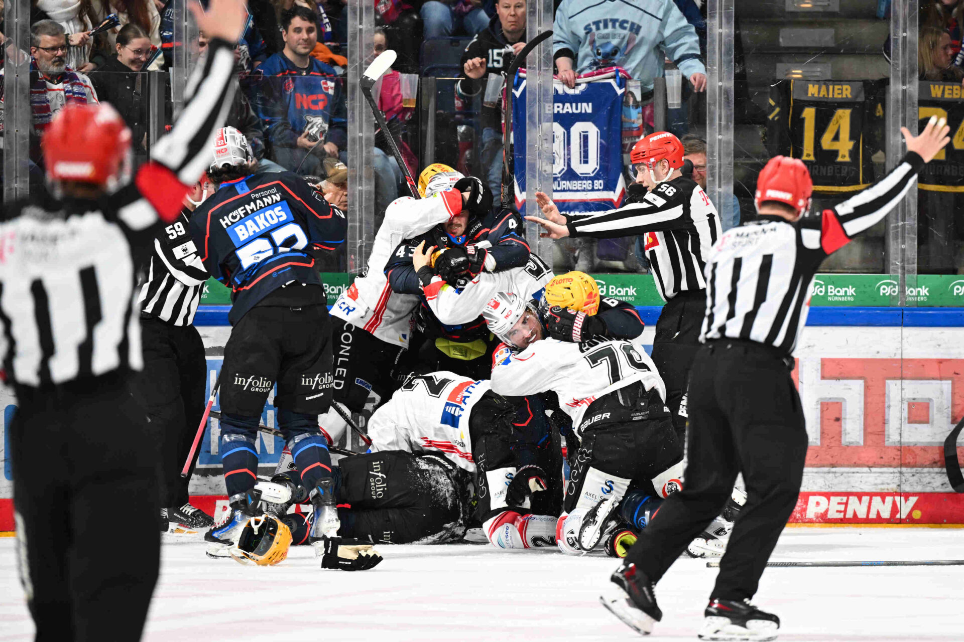 Nürnberg Ice Tigers – Fischtown Pinguins Bremerhaven – PENNY DEL